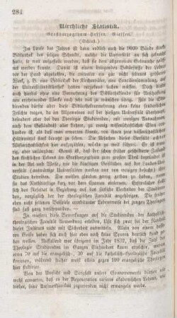 284 Kirchliche Statistik