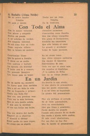 En un Jardín
