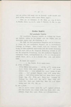 Zweites Kapitel.
