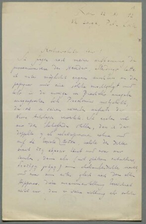 Nachlass von Otto Crusius (1857-1918) – BSB Crusiusiana, Crusiusiana I. Spiro, Friedrich. Otto Crusius (1857-1918) Nachlass: Briefe und Karten von Friedrich Spiro an Otto Crusius - BSB Crusiusiana I. Spiro, Friedrich