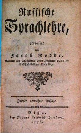 Russische Sprachlehre
