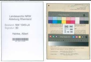 Entnazifizierung Albert Heinke , geb. 10.01.1895 (Beamter)