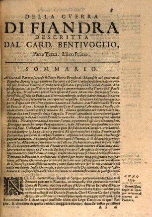 Historia Della Gverra Di Fiandra. 3