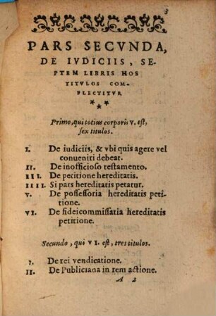 Digestorvm Sev Pandectarvm Libri quinquaginta : Ex Florentinis hac manuali forma fidelißime repraesentati .... 2, Qvae De Ivdiciis Est