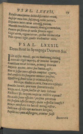 Psal. LXXXII.