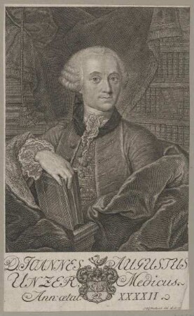 Bildnis des Joannes Augustus Unzer