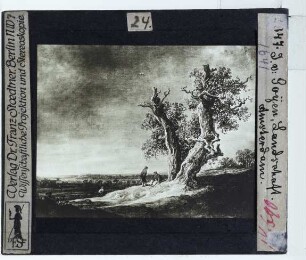 Goyen, Landschaft mit zwei Eichbäumen (Amsterdam RM SK-A-123)