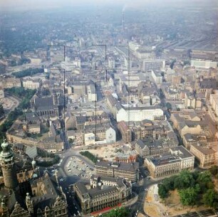 Innenstadt von Leipzig : Blickrichtung Norden