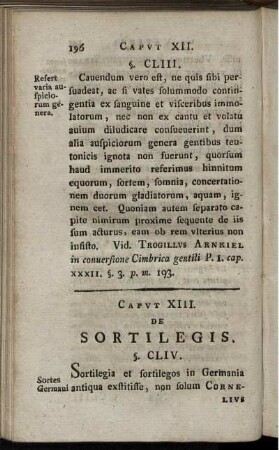 Caput XIII. De Sortilegis.