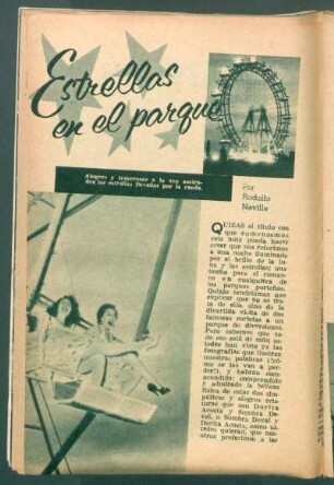 Estrellas en el parque
