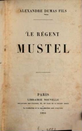 Le régent Mustel