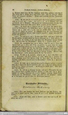 Dreißigster Abschnitt. Diskonto-Rechnung