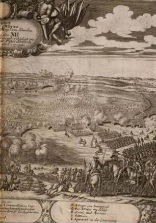 [Differents plans de fortifications, batailles, et vuës de differentes villes]. [5], [Narva] : [zwei Bilder auf einer Platte]