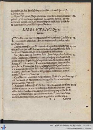 Libri Vtrivsqve Iuris.