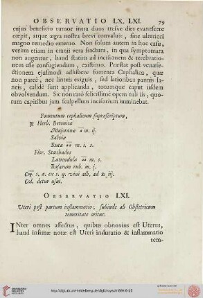 Observatio LXI