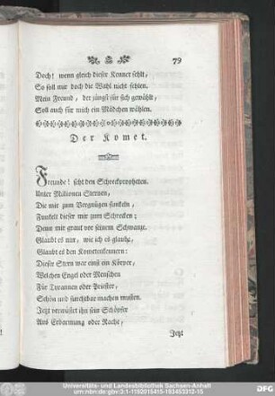 Der Komet.