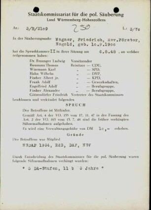 Wagner, Friedrich