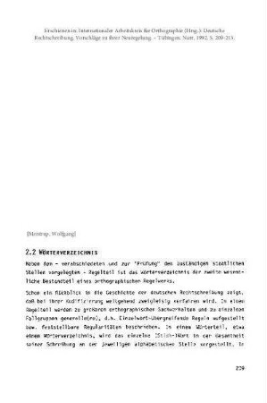 Wörterverzeichnis