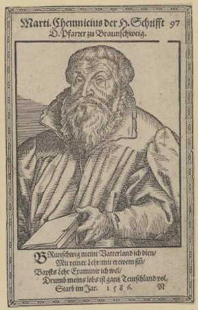 Bildnis des Marti. Chemnicius