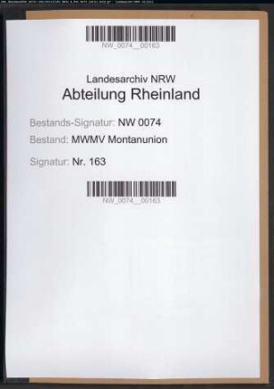 Allgemeine Informationen zur Montanunion