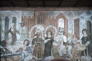 Drei Szenen aus der Legende des heiligen Laurentius