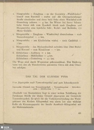 Das Tal der Kleinen Pyra
