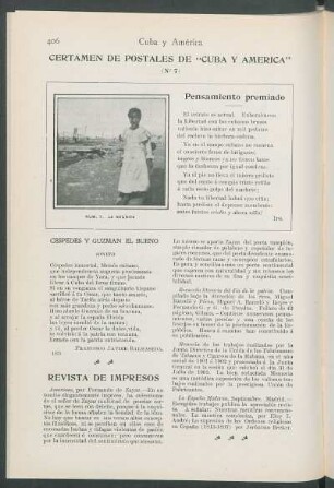 Certamen de postales de "Cuba y América." : (N°. 7)