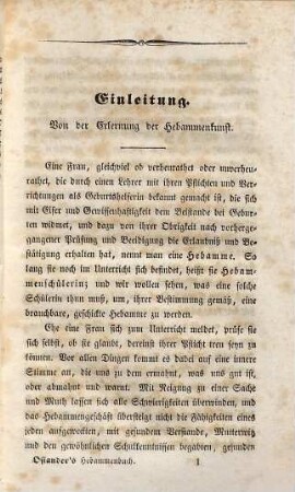 Hebammenbuch oder Anleitung zur Geburtshülfe für Hebammen : nebst Belehrung über die Krankheiten der Frauen und Kinder