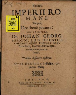 Facies Imperii Romani