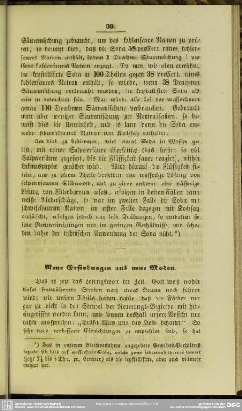 Neue Erfindungen und neue Moden