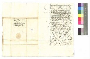 Abraham Carle, Öhringen, Diebstahl; Siegel: Stefan Sorg, Altbürgermeister in Öhringen.