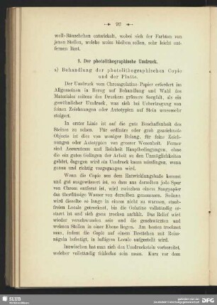 3. Der photolithographische Umdruck