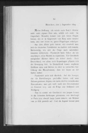 München, den 7. September 1894.