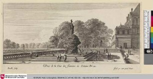 Veue de la Cour des Fontaines de Fontaine-bel-eau