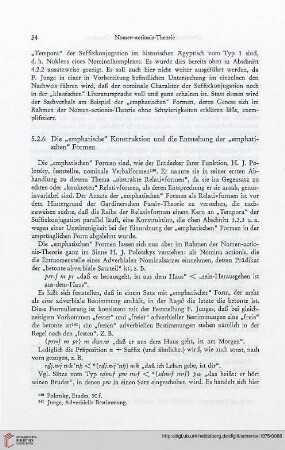 5.2.6 Die „emphatische“ Konstruktion und die Entstehung der „emphatischen“ Formen