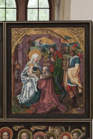 Marienaltar — Anbetung durch die Heiligen Drei Könige