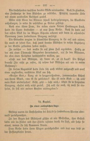 72. Kapitel. In einer entsetzlichen Lage.