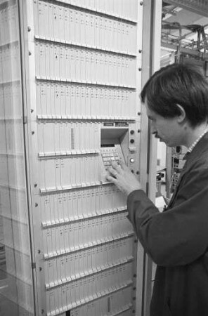 Teledialogsystem beim Fernmeldeamt Karlsruhe