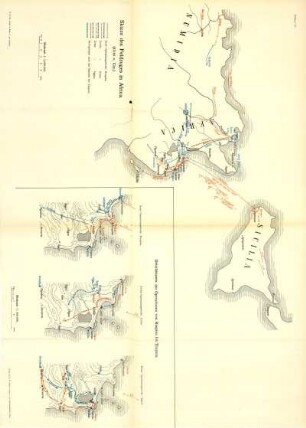 Skizze des Feldzuges in Africa. (47/46 v. Chr.)