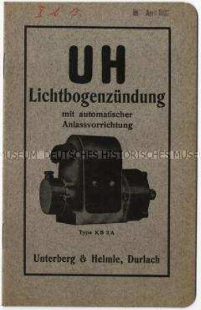 Motor-Zündung Typ KB2A