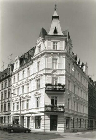 Görlitz, Landeskronstraße 41. Wohnhaus mit Läden (1892)