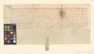 Bestätigung Johann Georgs, Markgraf von Brandenburg, zur Obligation über 1200 Taler Moritz v. Sodens (siehe Rep. 23A Kurmärkische Stände Nr. O.887).