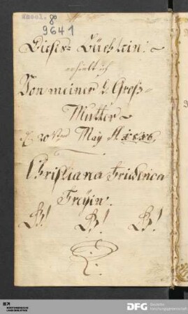 [handschriftl. Notizen]