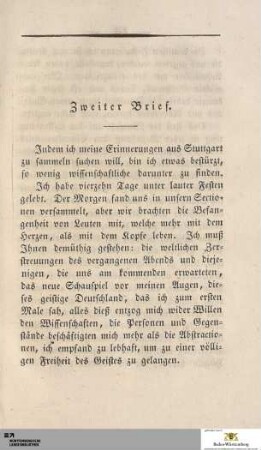 Zweiter Brief