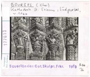 Bourges: Kathedrale Saint-Etienne, Südportal, Kapitelle