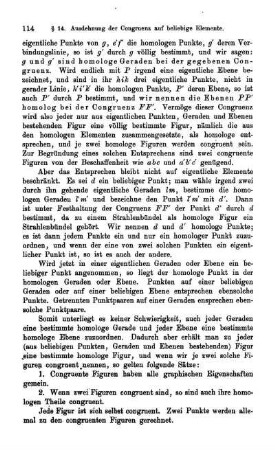 § 15. Herleitung einiger graphischen Sätze.