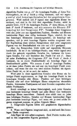 § 15. Herleitung einiger graphischen Sätze.