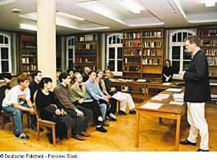 Vortrag Dr. Karl Wilhelm Geck, Leiter der Musikabteilung der SLUB, im Musiklesesaal
