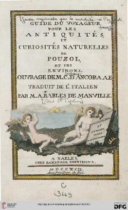 Guide Du Voyageur Pour Les Antiquités, Et Curiosités Naturelles De Pouzol Et Des Environs
