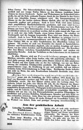 Eberhard Giese: Lebendige Fortbildung im Wohlfahrtsamt [Aus der praktischen Arbeit]